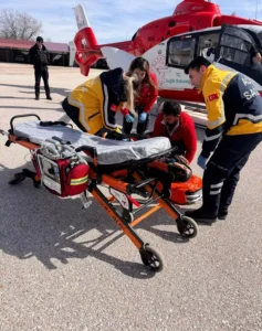 Kar Esaretini Hava Ambulansı Deldi: Tokat’ta Nefes Kesen Kurtarma